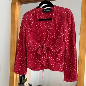 Realization Par silk blouse